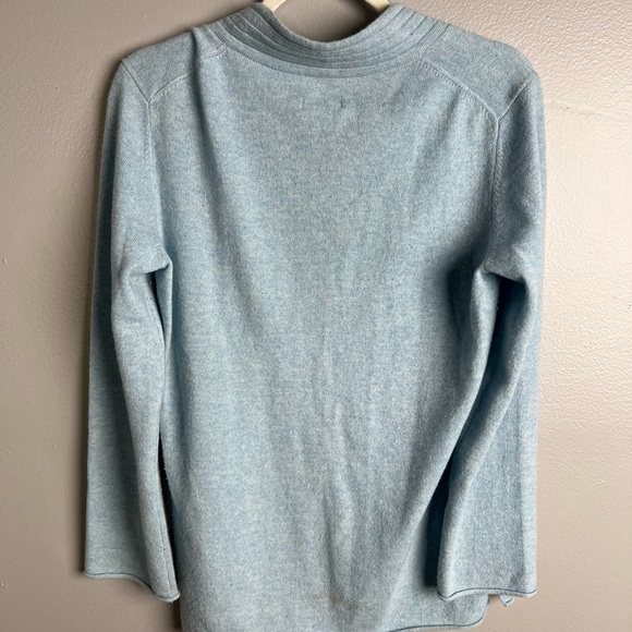 Sundance 100% Cashmere Beautiful Blue Sweater- Small - Picture 3 of 8